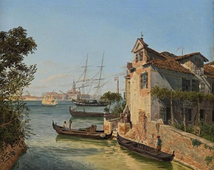 Jakob Alt (1789-1872), San Giorgio Maggiore, 1834, oil on canvas, 37 x 48 cm, Belvedere, Vienna