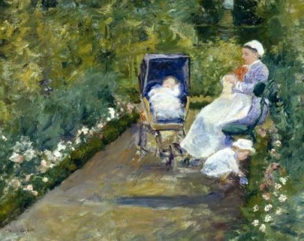 Mary Cassatt (1844-1926), Children in a garden (The nurse), 1878, oil on canvas, 65,4 x 81 cm, Museum of Fine Arts Houston