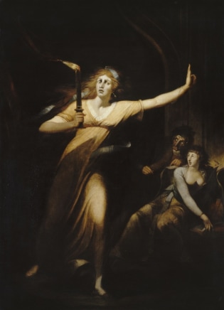 Johann Heinrich Füssli (1741-1825), Lady Macbeth, c. 1784, oil on canvas, 221 x 160 cm, Louvre, Paris