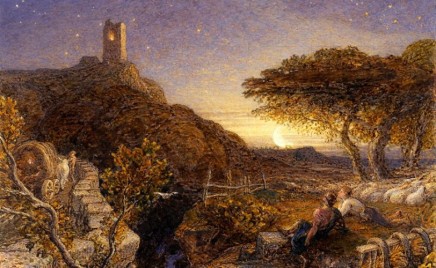 Samuel Palmer (1805-81), The lonely tower, 1880, watercolour, 17,6 x 24,4 cm, The Huntington, CA
