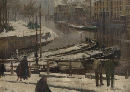 Albert Baertsoen (1866-1922), Thaw in Gent, c. 1902, oil on canvas, 118,5 x 167 cm, Museum of Fine Arts, Gent