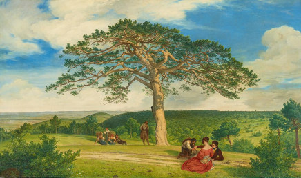 Ludwig Ferdinand Schnorr von Carolsfeld (1788-1853), The pine tree near Brühl bei Mödling, 1838, oil on canvas, 66 x 112 cm, Belvedere, Vienna