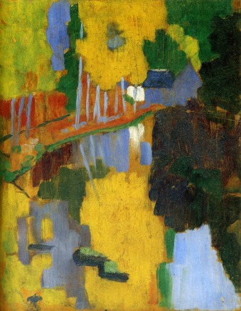 Paul Sérusier (1864-1927), The Talisman, 1888, oil on wood, 27 x 21,5 cm, Musée d'Orsay Paris