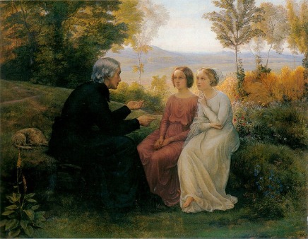 Louis Janmot (1814-92), The poem of the soul 9: the grain of wheat, c. 1854, oil on canvas, 112 x 143 cm, Musée des Beaux-Arts, Lyon