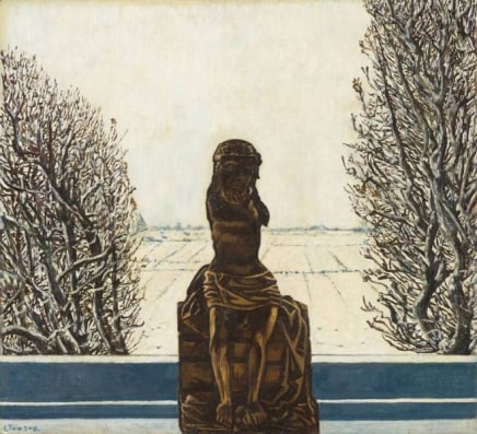 Charley Toorop (1891-1955), Christ, snow and winter branches, 1952-54, oil on panel, 69,8 x 77,1 cm, Kröller-Müller Museum
