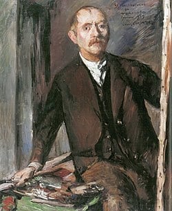 Lovis Corinth (1858-1925), Self-portrait, 1919, oil on canvas, 126 x 105,8 cm, Alte Nationalgalerie Berlin