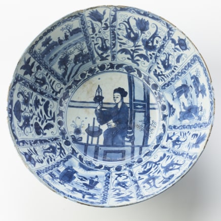 A CHINESE 'KRAAK-WARE' BOWL, Transitional (c. 1635‑1650) 