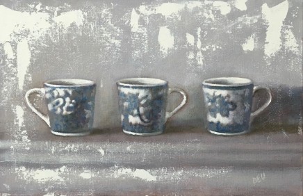Diane Urwin, Blue and White Coffee Cups