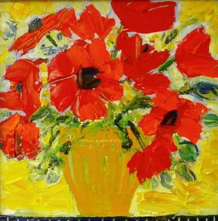 Penny Rees, Striped Yellow Vase