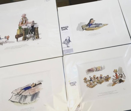 Selected Quentin Blake/Roald Dahl prints available.