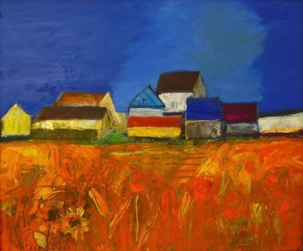 Nightfall Oil on board (framed) 24 x 20 inches