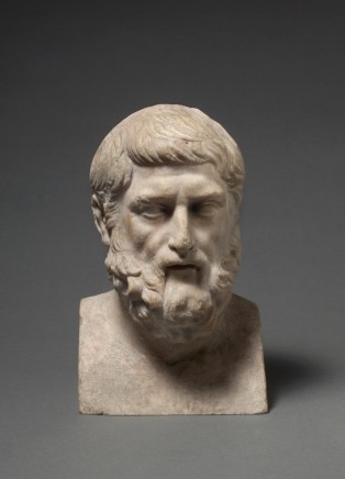 Roman marble bust of Hermarchus, 2nd century AD