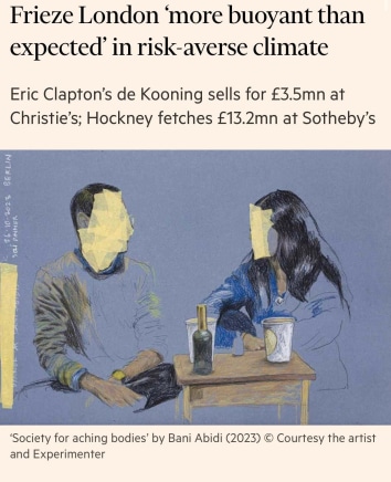 Frieze London 'more Buoyant than expected' in risk-averse climate