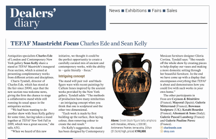 TEFAF launches its new focus, TEFAF Maastricht Focus Charles Ede and Sean Kelly