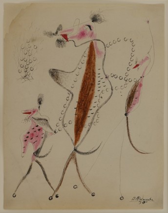Benjamin Palencia, Tres Figures Surrealistas, 1930
