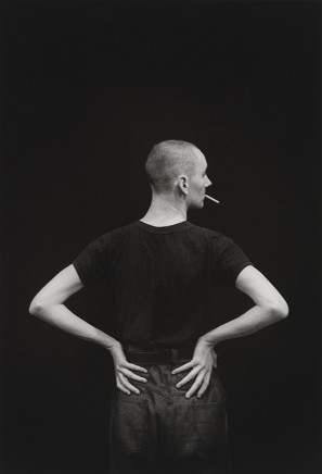 David Gwinnutt, Cerith Wyn Evans on the set of Epiphany, Royal College of Art, 1984