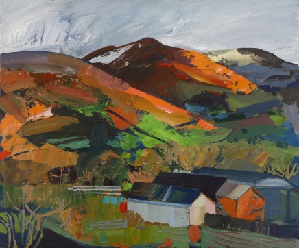 Sarah Carvell, Farm in the Valley, Autumn Light