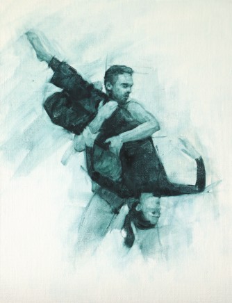 Carl Chapple, Robbie Moorcroft and Mara Galeazzi (Ballet Cymru Rehearsal 99)