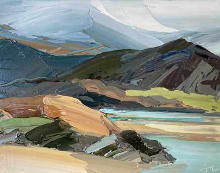 Sarah Carvell, September, view from Borth y Gest
