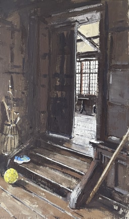 Matthew Wood, Pitchford Hallway with Ball and Trainers