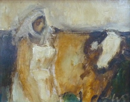 Will Roberts, Cow and Girl, 1967