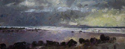 David Grosvenor, Criccieth Beach, Passing Storm