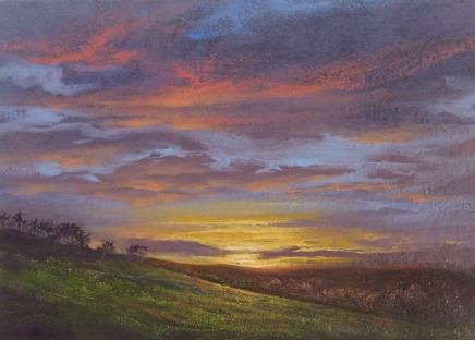Gerald Dewsbury, Sunset from Tyn-y-Ffridd