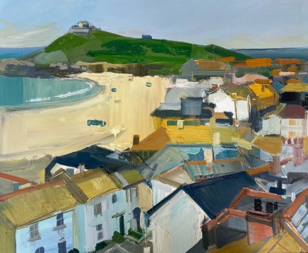 Sarah Carvell, View of Porthmeor Beach from the Tate