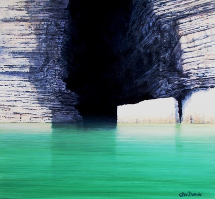 Ceri Auckland Davies, Emerald Sea - Llanbedrog to Ynys Gwylan