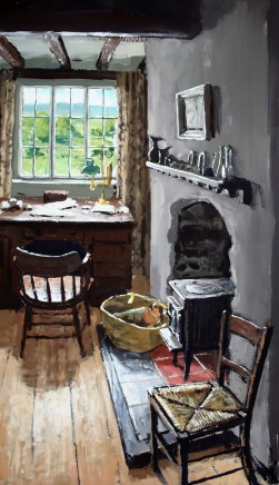 Matthew Wood, The Mill House - Desk with Window