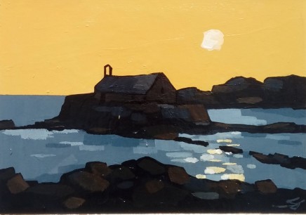 Stephen John Owen, Hazy Evening, Porth Cwyfan