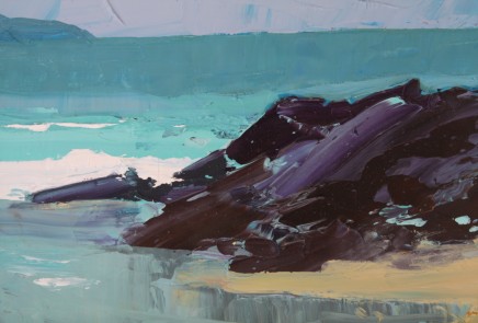 Sarah Carvell, Rocks on the Beach, Spring Tide