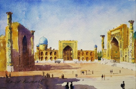 David Grosvenor, Ragistan Square, Samarkand, Uzbekistan