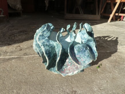 Beverly Bell-Hughes, Tidal Pot (Blue & Pink)