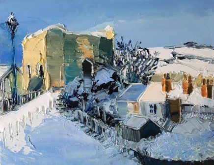 Sarah Carvell, Winters Morning, View of the Burgess Gate