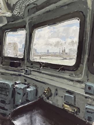 Matthew Wood, HMS Belfast - Compass Platform Window