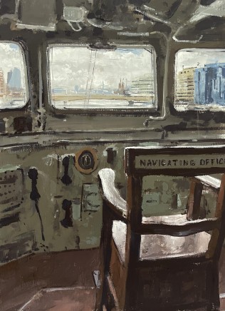 Matthew Wood, HMS Belfast - The Navigating Officer's Chair