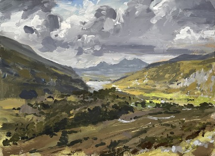 Matthew Wood, Snowdon from above Capel Curig