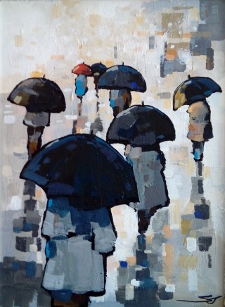 Stephen John Owen, Rainy Day Shoppers