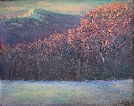 David Lloyd Griffith, Frosty Winter Evening - Dyffryn Dulas