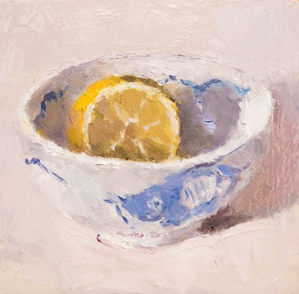 Lynne Cartlidge, Lemon Half in a Chinese Bowl I