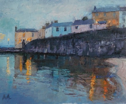Anne Aspinall, Lighting Up, Tenby Harbour