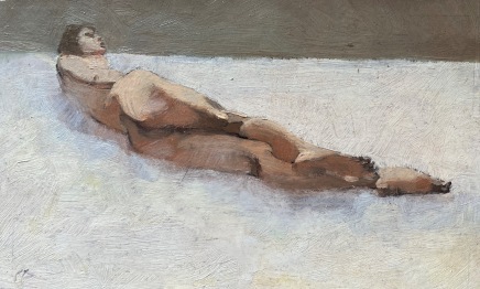 Mihangel Jones 1940 - 2018, Reclining Nude, 1980s