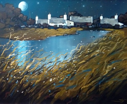 Stephen John Owen, Moonlit Pond