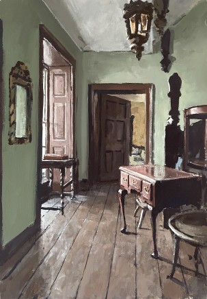 Matthew Wood, F.E. Anderson - Hallway with tables