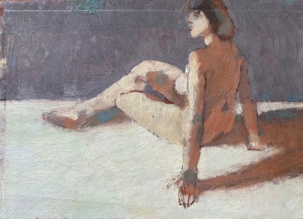 Mihangel Jones 1940 - 2018, Seated Nude, 1980s