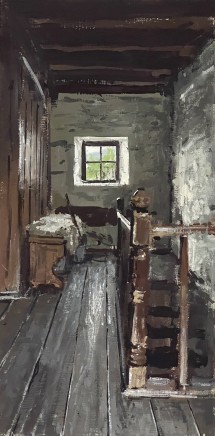 Matthew Wood, St Fagans - Melin Bompren Corn Mill - Window and Staircase