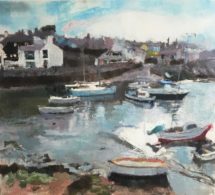 Anne Aspinall, The Harbour, Cemaes