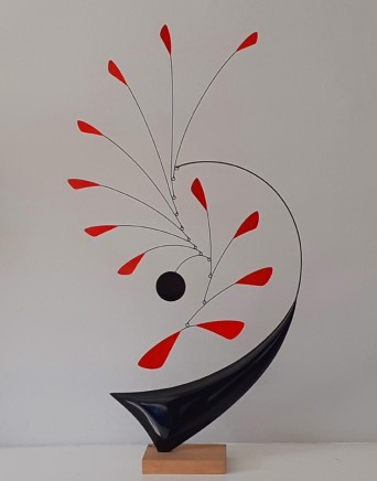 Ed Willis Kinetic Study 27, Version 2 Edition of 9 Resin and Steel 70 x 35 cm