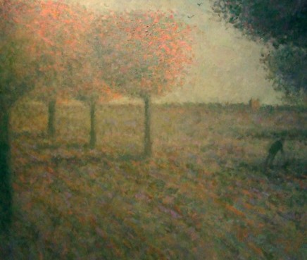 Nicholas Turner RWA, Orchard with Crows